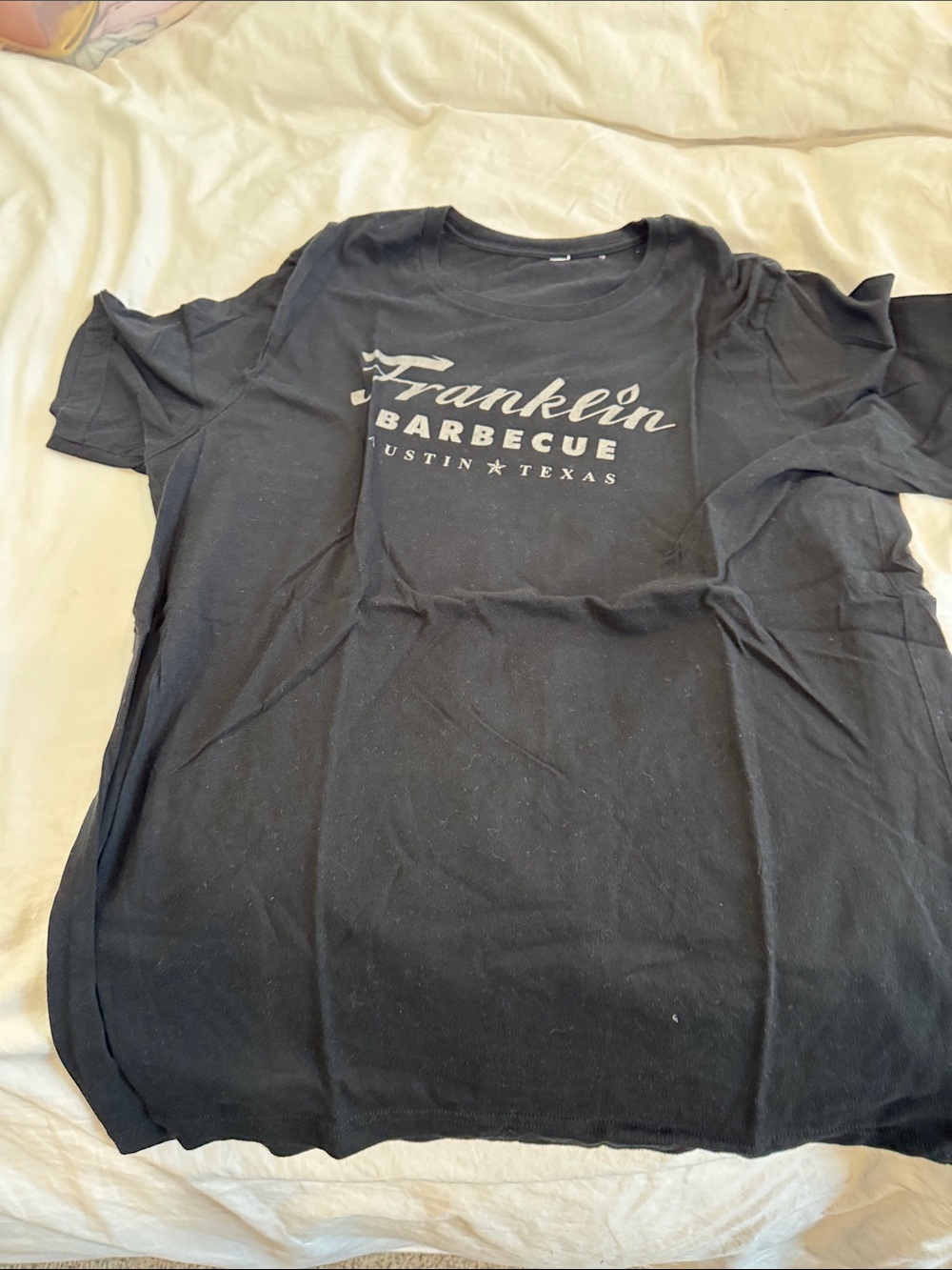 Austin BBQ Texas Black Logo T-Shirt